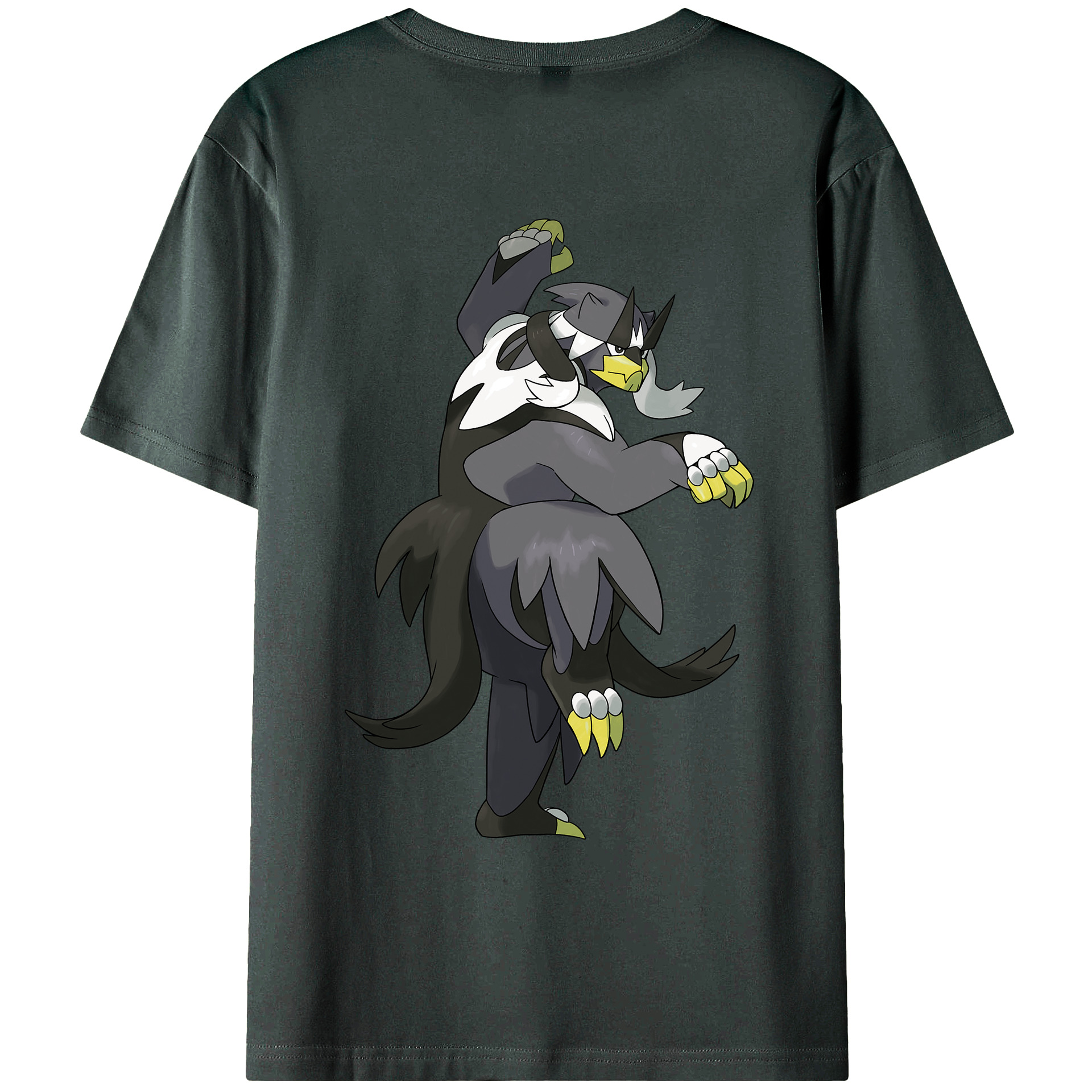（画像用） ポケットモンスター Pokémon 綿100％ メンズ半袖Tシャツ（バックプリント） 通気性